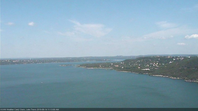 Lake Travis webcam, June 14, 2019 10:15 AM CT