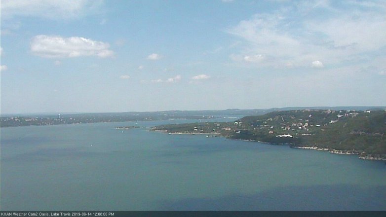 Lake Travis webcam, June 14, 2019 11:10 AM CT