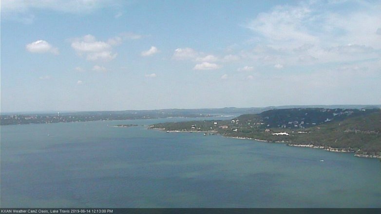 Lake Travis webcam, June 14, 2019 11:15 AM CT