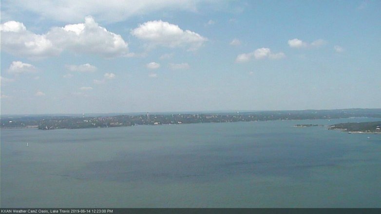 Lake Travis webcam, June 14, 2019 11:25 AM CT