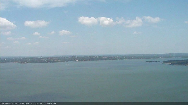 Lake Travis webcam, June 14, 2019 11:30 AM CT