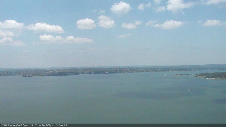 Lake Travis webcam, June 14, 2019 11:50 AM CT
