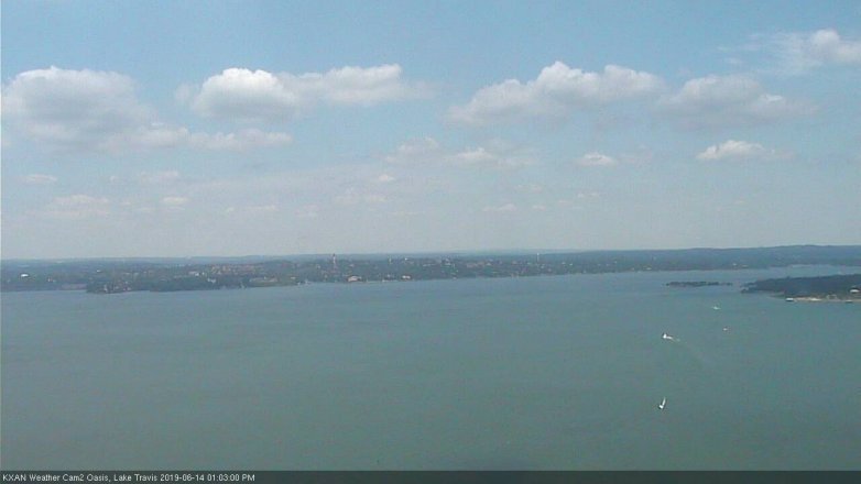 Lake Travis webcam, June 14, 2019 12:05 PM CT