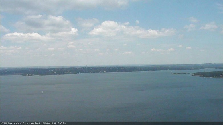 Lake Travis webcam, June 14, 2019 12:15 PM CT