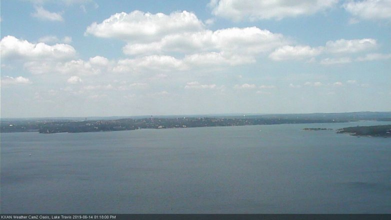 Lake Travis webcam, June 14, 2019 12:20 PM CT