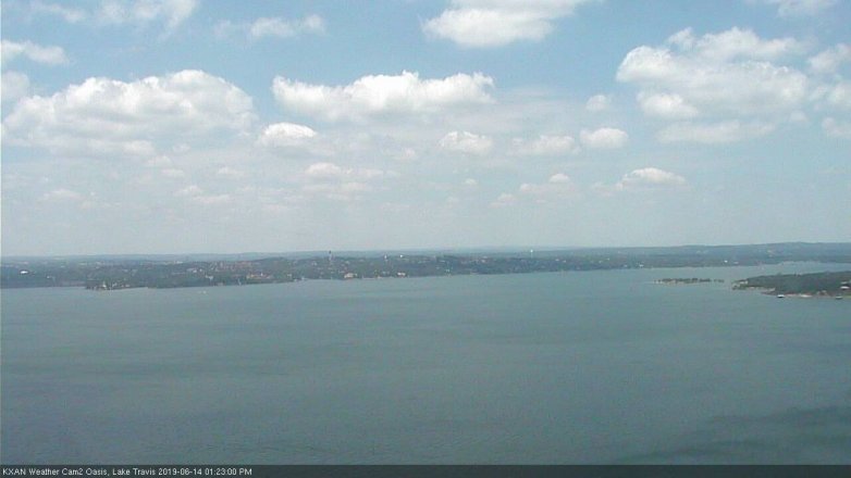 Lake Travis webcam, June 14, 2019 12:25 PM CT