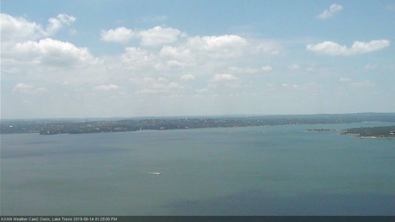 Lake Travis webcam, June 14, 2019 12:30 PM CT