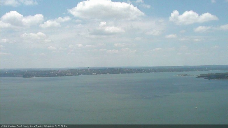 Lake Travis webcam, June 14, 2019 12:35 PM CT
