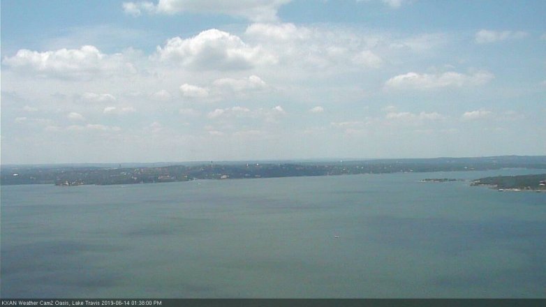 Lake Travis webcam, June 14, 2019 12:40 PM CT