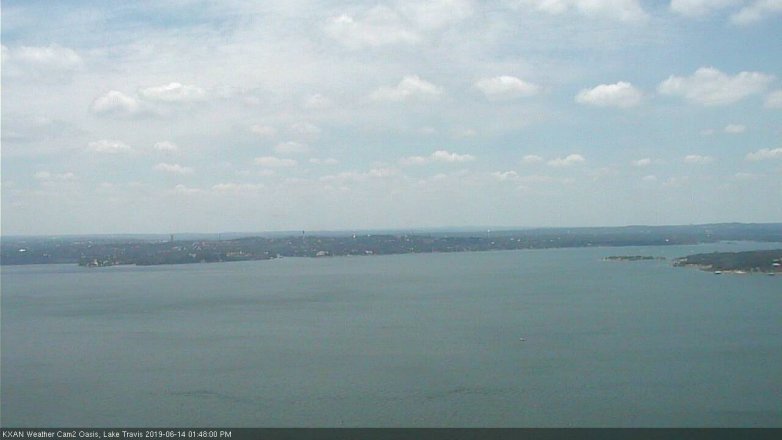 Lake Travis webcam, June 14, 2019 12:50 PM CT