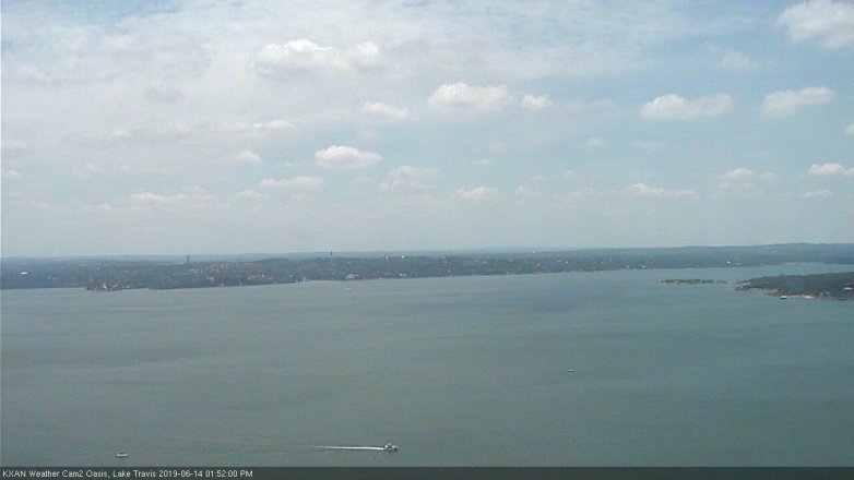 Lake Travis webcam, June 14, 2019 12:55 PM CT