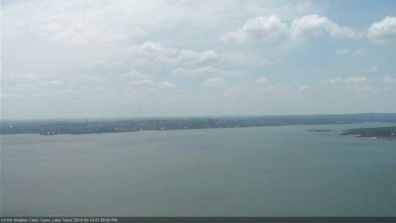 Lake Travis webcam, June 14, 2019 1:00 PM CT