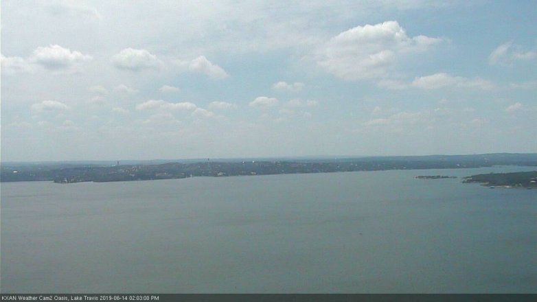 Lake Travis webcam, June 14, 2019 1:05 PM CT