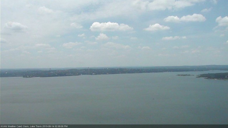 Lake Travis webcam, June 14, 2019 1:10 PM CT