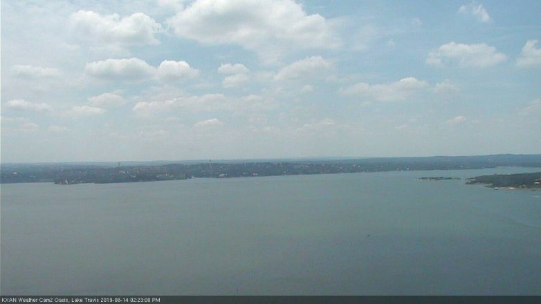 Lake Travis webcam, June 14, 2019 1:25 PM CT