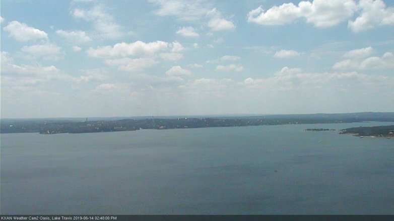 Lake Travis webcam, June 14, 2019 1:50 PM CT