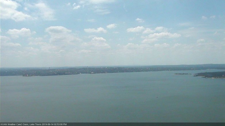 Lake Travis webcam, June 14, 2019 1:55 PM CT
