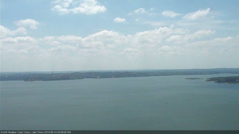 Lake Travis webcam, June 14, 2019 2:10 PM CT