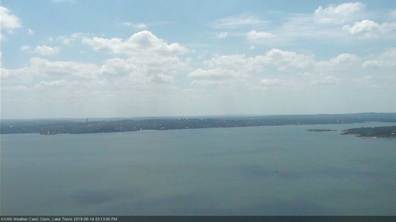 Lake Travis webcam, June 14, 2019 2:15 PM CT