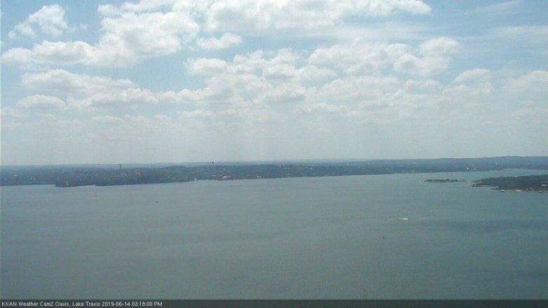 Lake Travis webcam, June 14, 2019 2:20 PM CT