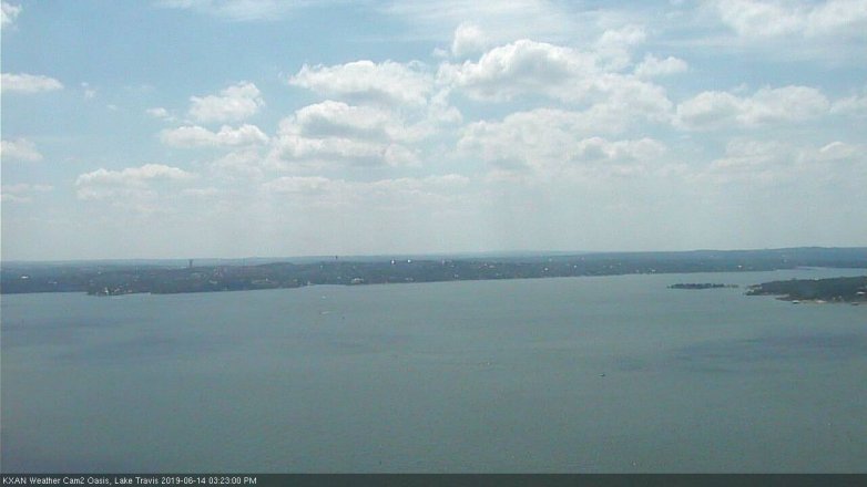 Lake Travis webcam, June 14, 2019 2:25 PM CT