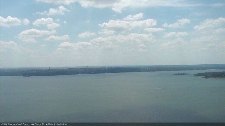 Lake Travis webcam, June 14, 2019 2:30 PM CT