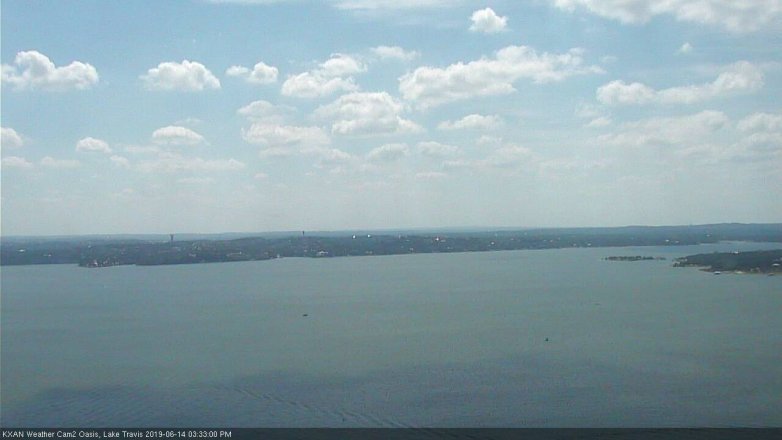 Lake Travis webcam, June 14, 2019 2:35 PM CT