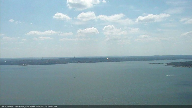 Lake Travis webcam, June 14, 2019 2:40 PM CT