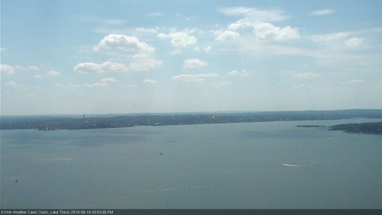 Lake Travis webcam, June 14, 2019 2:55 PM CT