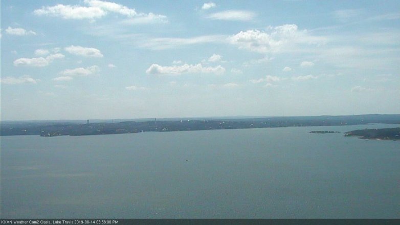 Lake Travis webcam, June 14, 2019 3:00 PM CT