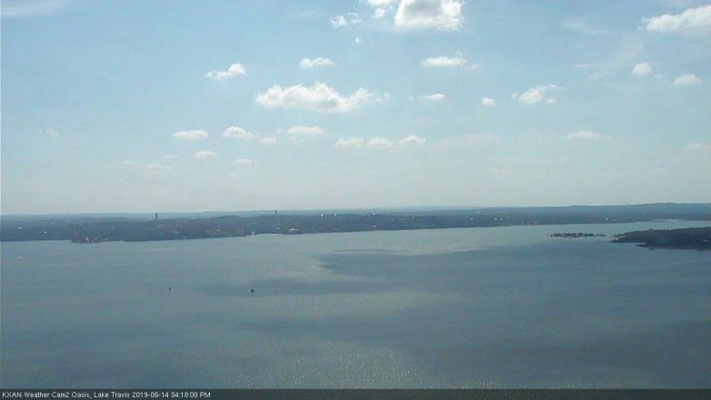 Lake Travis webcam, June 14, 2019 3:20 PM CT