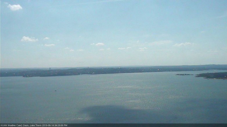 Lake Travis webcam, June 14, 2019 3:30 PM CT