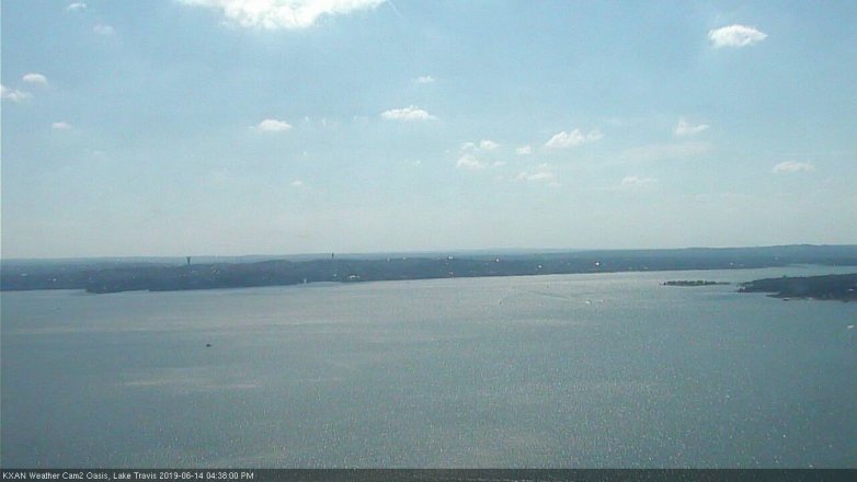 Lake Travis webcam, June 14, 2019 3:40 PM CT