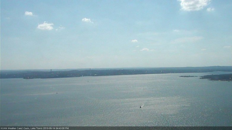 Lake Travis webcam, June 14, 2019 3:45 PM CT