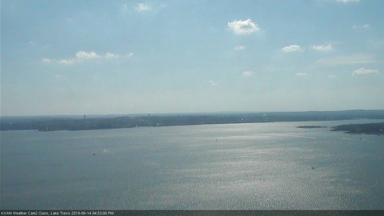 Lake Travis webcam, June 14, 2019 3:55 PM CT