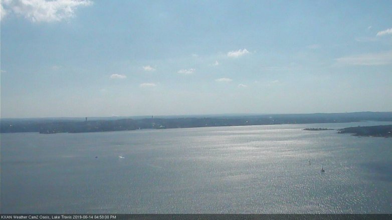Lake Travis webcam, June 14, 2019 4:00 PM CT