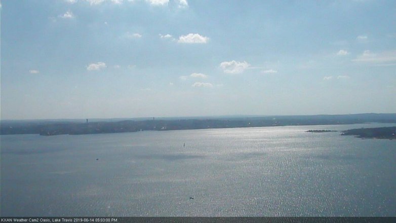Lake Travis webcam, June 14, 2019 4:05 PM CT