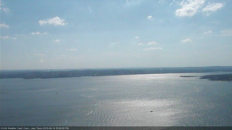 Lake Travis webcam, June 14, 2019 4:10 PM CT