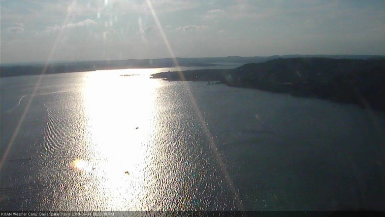 Lake Travis webcam, June 14, 2019 5:55 PM CT