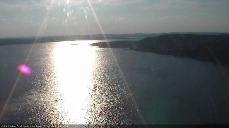 Lake Travis webcam, June 14, 2019 6:05 PM CT