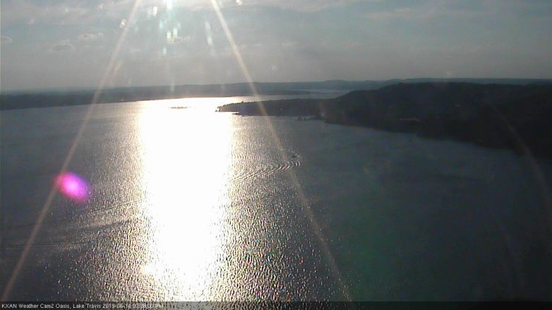 Lake Travis webcam, June 14, 2019 6:10 PM CT