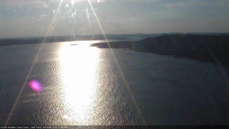 Lake Travis webcam, June 14, 2019 6:15 PM CT