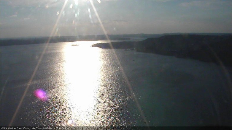 Lake Travis webcam, June 14, 2019 6:20 PM CT