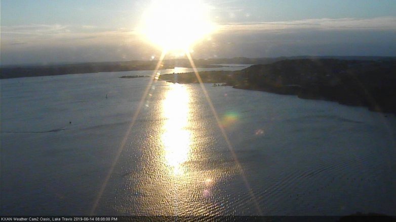 Lake Travis webcam, June 14, 2019 7:10 PM CT