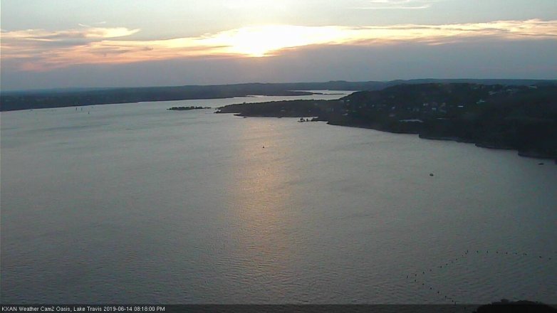 Lake Travis webcam, June 14, 2019 7:20 PM CT