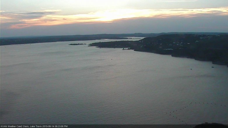 Lake Travis webcam, June 14, 2019 7:25 PM CT