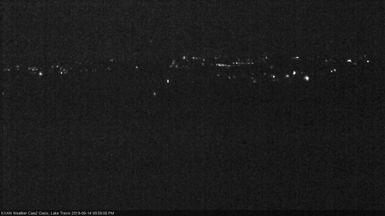 Lake Travis webcam, June 14, 2019 9:00 PM CT