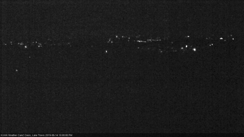 Lake Travis webcam, June 14, 2019 9:10 PM CT