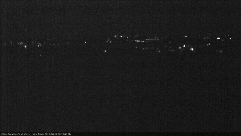 Lake Travis webcam, June 14, 2019 9:15 PM CT