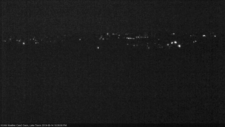 Lake Travis webcam, June 14, 2019 9:40 PM CT